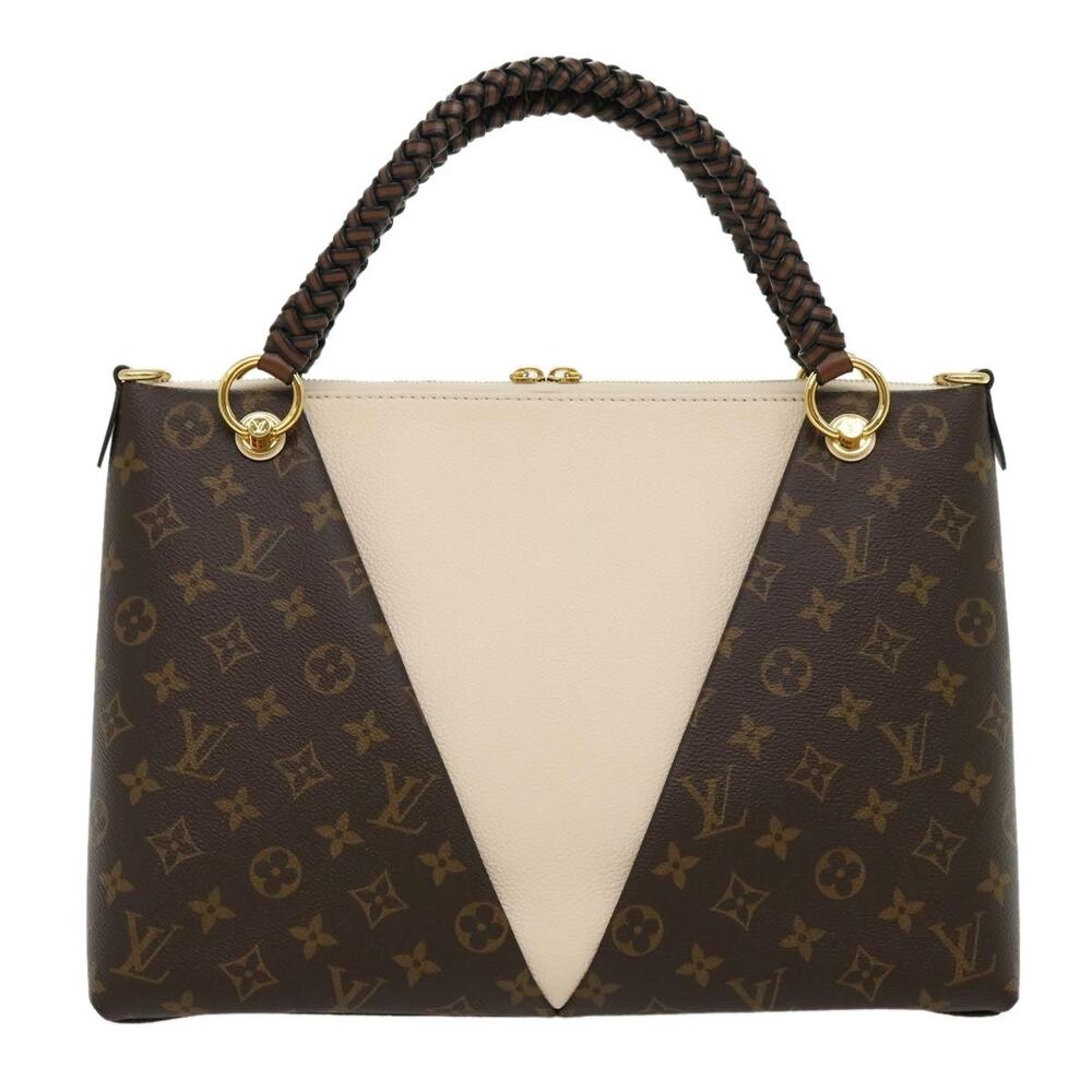 Louis Vuitton Monogram V Tote MM Bag Brown